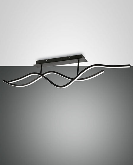 Plafoniera Sinuo , Fabas Luce